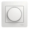 Светорегулятор поворотно-нажимной SYSTEME ELECTRIC GLOSSA, 600 Вт, белый