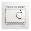 Термостат для теплого пола SYSTEME ELECTRIC GLOSSA, с датчиком, белый