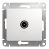 Розетка TV SYSTEME ELECTRIC GLOSSA, оконечная, белый