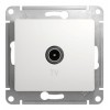 Розетка TV SYSTEME ELECTRIC GLOSSA, проходная, белый