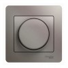 Светорегулятор поворотный SYSTEME ELECTRIC GLOSSA, 300 Вт, платина