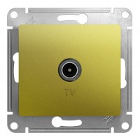Розетка TV SYSTEME ELECTRIC GLOSSA, проходная, фисташковый