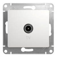 Розетка TV SYSTEME ELECTRIC GLOSSA, одиночная, белый