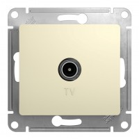Розетка TV SYSTEME ELECTRIC GLOSSA, оконечная, бежевый