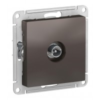 Розетка TV SYSTEME ELECTRIC ATLASDESIGN, проходная, мокко