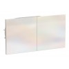 Розетка двухместная SYSTEME ELECTRIC ATLASDESIGN, скрытый монтаж, с заземлением, со шторками, жемчуг