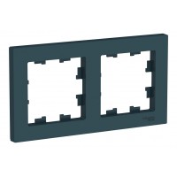 Рамка 2 поста SYSTEME ELECTRIC ATLASDESIGN, изумруд