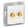 Аудио-розетка SYSTEME ELECTRIC ATLASDESIGN, белый