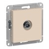 Розетка TV SYSTEME ELECTRIC ATLASDESIGN, оконечная, бежевый
