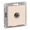Розетка TV SYSTEME ELECTRIC ATLASDESIGN, проходная, бежевый