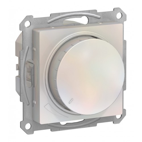Светорегулятор поворотно-нажимной SYSTEME ELECTRIC ATLASDESIGN, 315 Вт, для LED 7-157 Вт/ВА, жемчуг