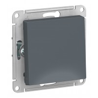 Переключатель 1-клавишный перекрестный SYSTEME ELECTRIC ATLASDESIGN, скрытый монтаж, грифель