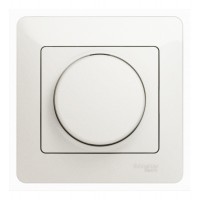 Светорегулятор поворотно-нажимной SYSTEME ELECTRIC GLOSSA, 630 Вт, для LED 10-315 Вт/ВА, перламутр