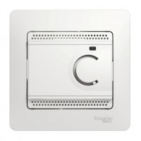Термостат для теплого пола SYSTEME ELECTRIC GLOSSA, белый, GSL000135
