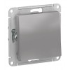 Переключатель IP44 1-клавишный SYSTEME ELECTRIC ATLASDESIGN AQUA, скрытый монтаж, алюминий, ATN440361