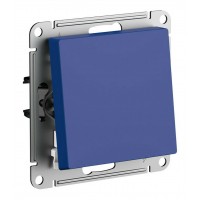 Переключатель перекрестный 1-клавишный SYSTEME ELECTRIC ATLASDESIGN, скрытый монтаж, аквамарин, ATN001171