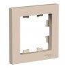 Рамка 1 пост SYSTEME ELECTRIC ATLASDESIGN, горизонтальная, песочный, ATN001201