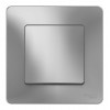 Выключатель 1-клавишный SYSTEME ELECTRIC BLANCA, скрытый монтаж, алюминий, BLNVS010103