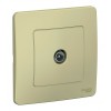 Розетка TV SYSTEME ELECTRIC BLANCA, оконечная, скрытый монтаж, бежевый, BLNTS000017