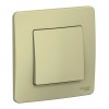 Переключатель 1-клавишный SYSTEME ELECTRIC BLANCA, скрытый монтаж, бежевый, BLNVS010607