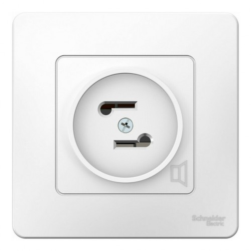 Розетка радио SYSTEME ELECTRIC BLANCA, оконечная, скрытый монтаж, белый, BLNPS000011