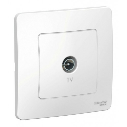 Розетка TV SYSTEME ELECTRIC BLANCA, оконечная, скрытый монтаж, белый, BLNTS000011