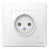 Розетка SYSTEME ELECTRIC BLANCA, скрытый монтаж, без заземления, белый