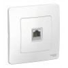 Розетка компьютерная RJ45 SYSTEME ELECTRIC BLANCA, скрытый монтаж, белый, BLNIS045001
