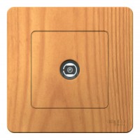 Розетка TV SYSTEME ELECTRIC BLANCA, оконечная, скрытый монтаж, ясень, BLNTS000015