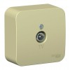 Розетка TV SYSTEME ELECTRIC BLANCA, оконечная, открытый монтаж, бежевый, BLNTA000017
