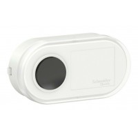 Кнопка звонка SYSTEME ELECTRIC BLANCA, открытый монтаж, белый, BLNKA000011