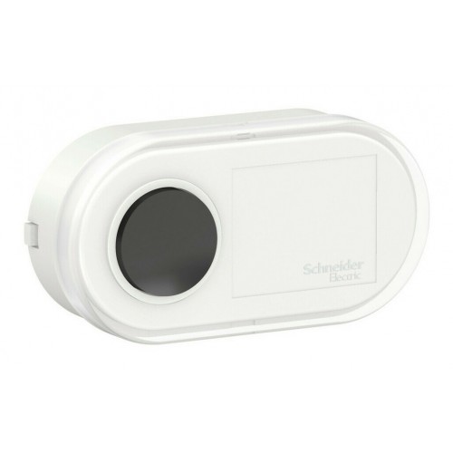 Кнопка звонка SYSTEME ELECTRIC BLANCA, открытый монтаж, белый, BLNKA000011