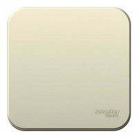 Выключатель 1-клавишный SYSTEME ELECTRIC BLANCA, открытый монтаж, молочный, BLNCA101012