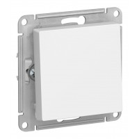 Выключатель 1-клавишный SYSTEME ELECTRIC ATLASDESIGN, скрытый монтаж, лотос, ATN001311