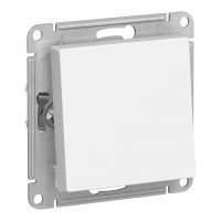 Переключатель 1-клавишный SYSTEME ELECTRIC ATLASDESIGN, скрытый монтаж, лотос, ATN001361