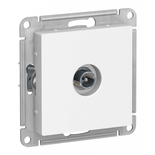 Розетка TV SYSTEME ELECTRIC ATLASDESIGN, проходная, скрытый монтаж, лотос, ATN001392