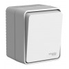 Выключатель 1-клавишный SYSTEME ELECTRIC ATLASDESIGN PROFI56, открытый монтаж, серый, ATN543011