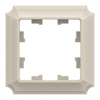 Рамка 1 пост SYSTEME ELECTRIC ATLASDESIGN ANTIQUE, бежевый, ATN100201