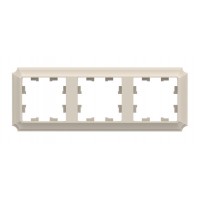 Рамка 3 поста SYSTEME ELECTRIC ATLASDESIGN ANTIQUE, бежевый, ATN100203