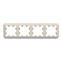 Рамка 4 поста SYSTEME ELECTRIC ATLASDESIGN ANTIQUE, бежевый, ATN100204