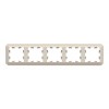 Рамка 5 постов SYSTEME ELECTRIC ATLASDESIGN ANTIQUE, бежевый, ATN100205