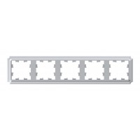 Рамка 5 постов SYSTEME ELECTRIC ATLASDESIGN ANTIQUE, алюминий, ATN100305