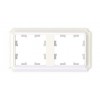 Рамка 2 поста SYSTEME ELECTRIC ATLASDESIGN ANTIQUE, жемчуг, ATN100402