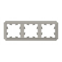 Рамка 3 поста SYSTEME ELECTRIC ATLASDESIGN ANTIQUE, шампань, ATN100503