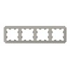 Рамка 4 поста SYSTEME ELECTRIC ATLASDESIGN ANTIQUE, шампань, ATN100504