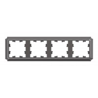 Рамка 4 поста SYSTEME ELECTRIC ATLASDESIGN ANTIQUE, мокко, ATN100604