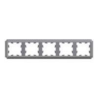 Рамка 5 постов SYSTEME ELECTRIC ATLASDESIGN ANTIQUE, сталь, ATN100905