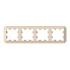 Рамка 4 поста SYSTEME ELECTRIC ATLASDESIGN ANTIQUE, песочный, ATN101204