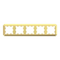 Рамка 5 постов ATLASDESIGN ANTIQUE, золотой, ATN101605