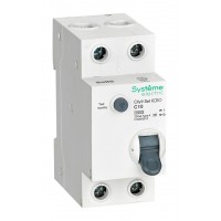 Дифавтомат SYSTEME ELECTRIC City9 Set 2P 10А 6 кА, 30 мА (A), C9D65610